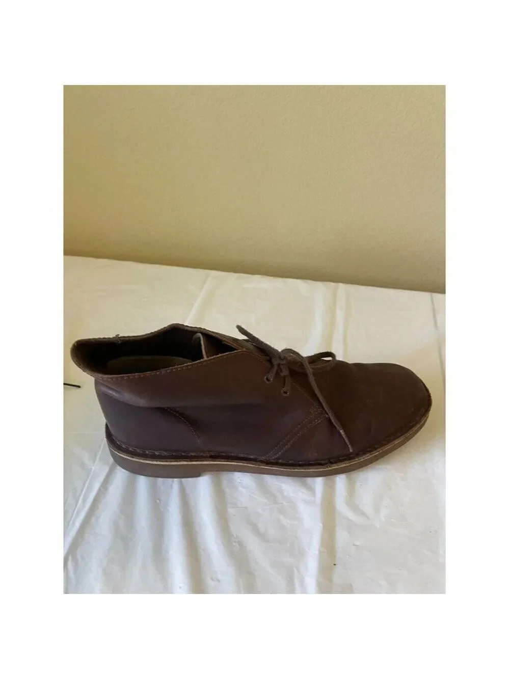 Clarks Men's Bushacre 2 Boot Chukka Desert brown leather 11.5